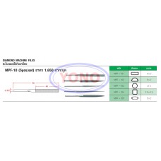 Diamond Machine Taper Files (MPF-10)