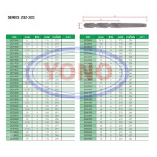 Morse Taper Shank Drills (Series 202 - 205)