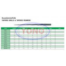 Tapered Drills & Tapered Reamers